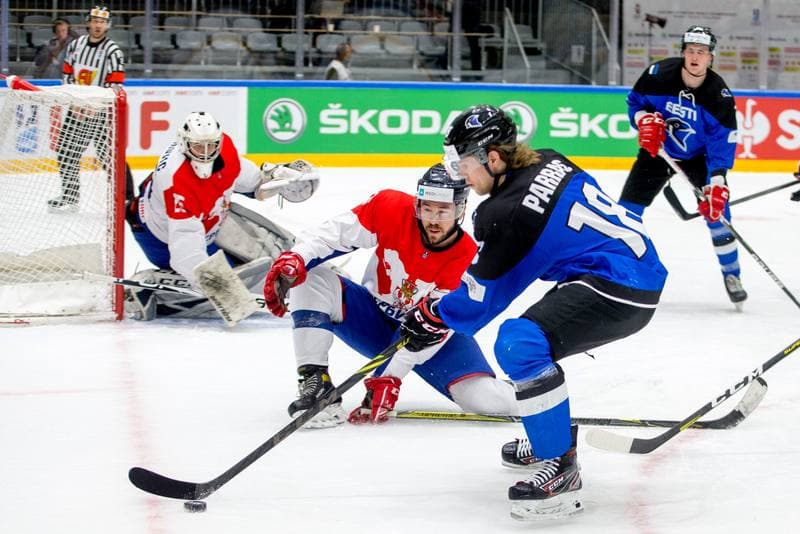 Ice Hockey. World Championship Division 1 Group B. Estonia - Serbia. 30.04.2022