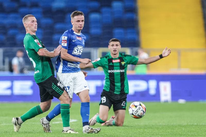 Football. Betclic I liga. Ruch Chorzow - Gornik Leczna. 31.08.2024