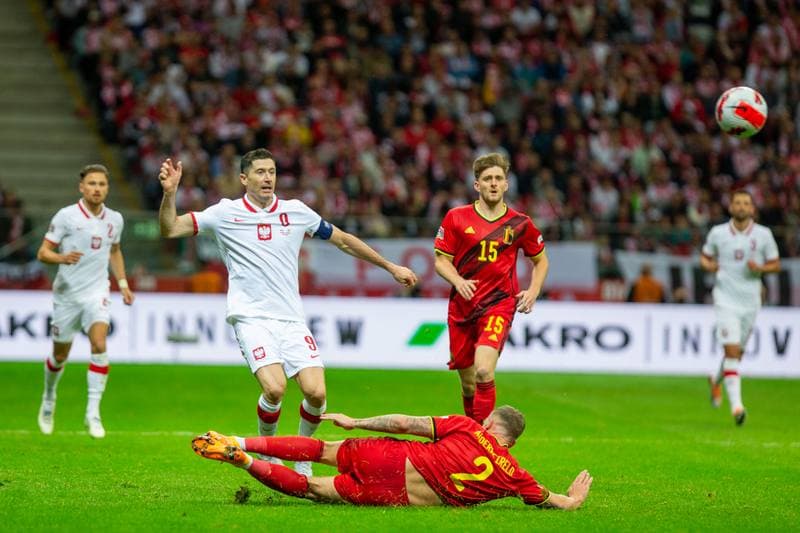 Football. UEFA Nations League. Poland - Belgium. 14.06.2022