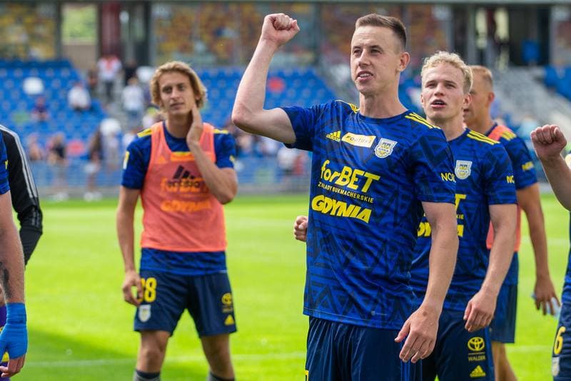 Football. Fortuna I Liga. Podbeskidzie Bielsko-Biala - Arka Gdynia. 17.07.2022