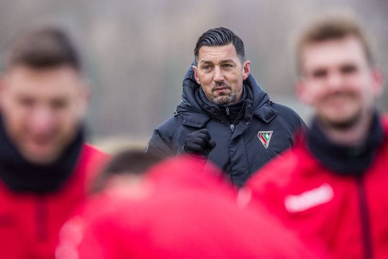 Football. Zaglebie Sosnowiec. Training. 20.02.2020