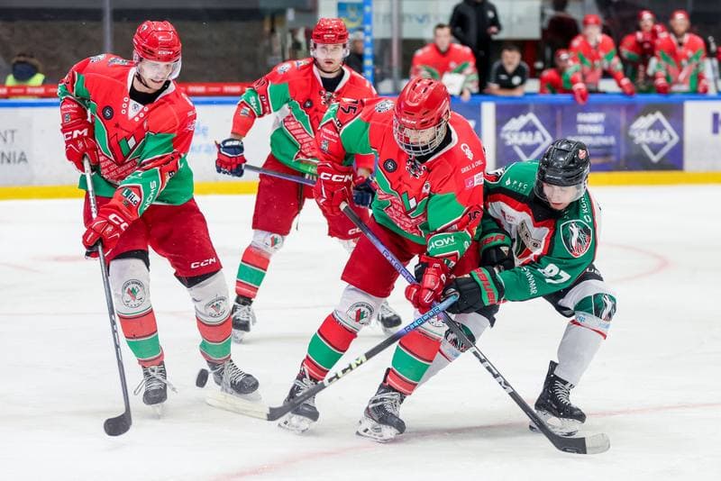 Ice Hockey. Tauron Hokej Liga. GKS Tychy - Zaglebie Sosnowiec. 15.11.2023