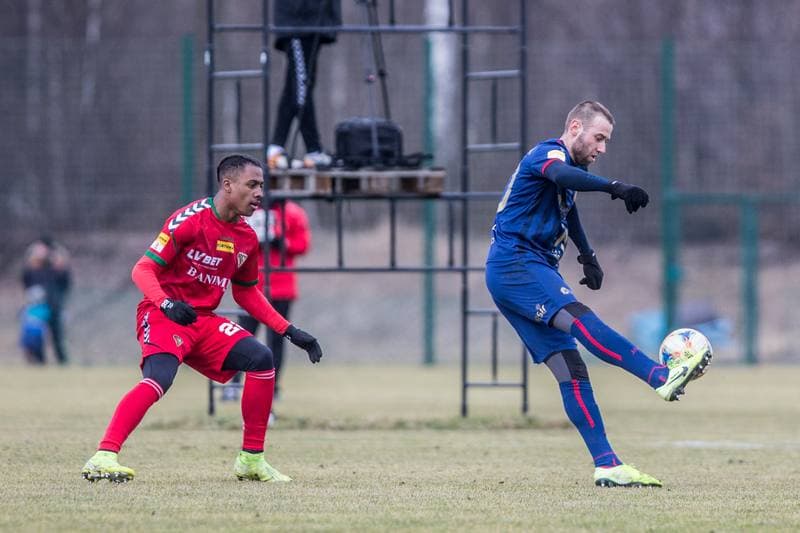 Football. Sparing. Zaglebie Sosnowiec - Odra Opole. 22.02.2020