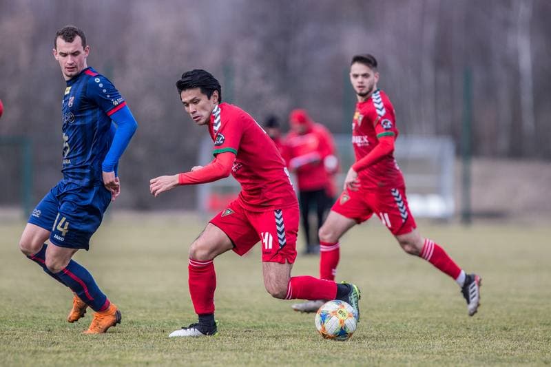 Football. Sparing. Zaglebie Sosnowiec - Odra Opole. 22.02.2020