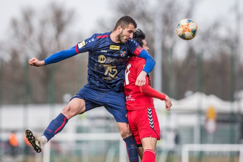 Football. Sparing. Zaglebie Sosnowiec - Odra Opole. 22.02.2020