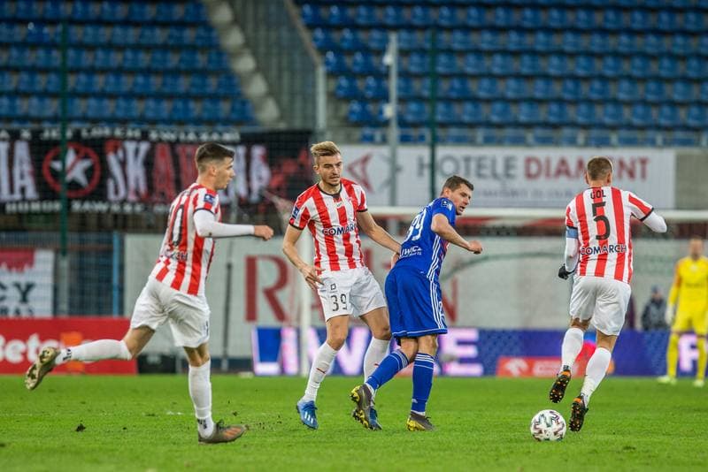 Football. PKO BP Ekstraklasa. Piast Gliwice - Cracovia Krakow. 22.02.2020