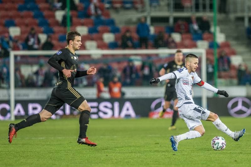 Football. PKO BP Ekstraklasa. Gornik Zabrze - Pogon Szczecin. 29.02.2020