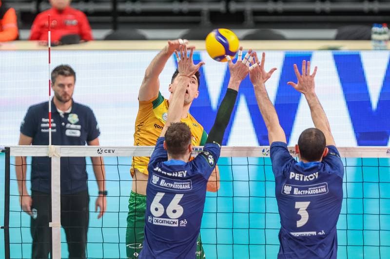 Volleyball. CEV Volleyball Cup. Aluron CMC Warta Zawiercie - Hebar Pazardzhik. 23.11.2023