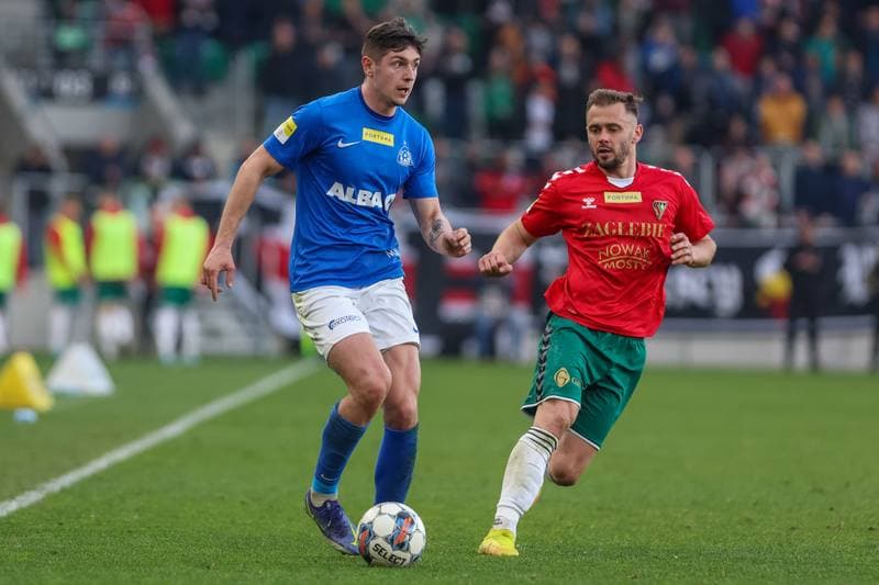 Football. Fortuna I Liga. Zaglebie Sosnowiec - Ruch Chorzow. 15.04.2023