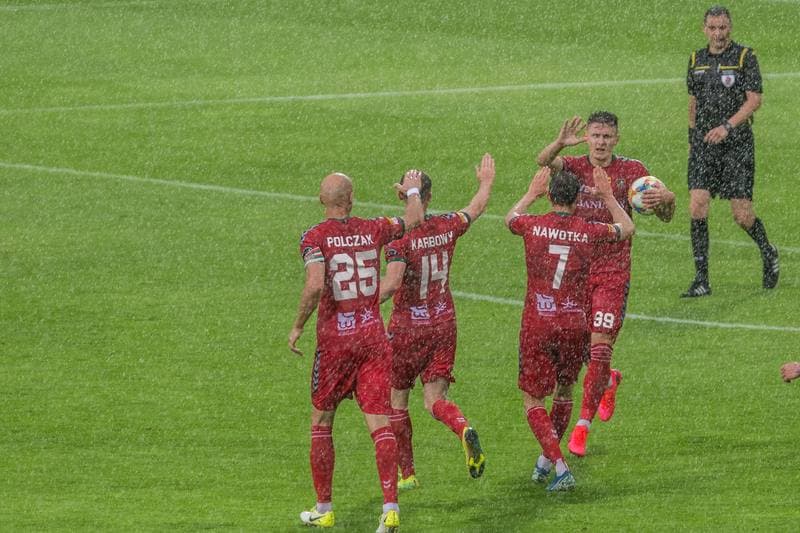 Football. Fortuna I Liga. Zaglebie Sosnowiec - Radomiak Radom. 17.06.2020