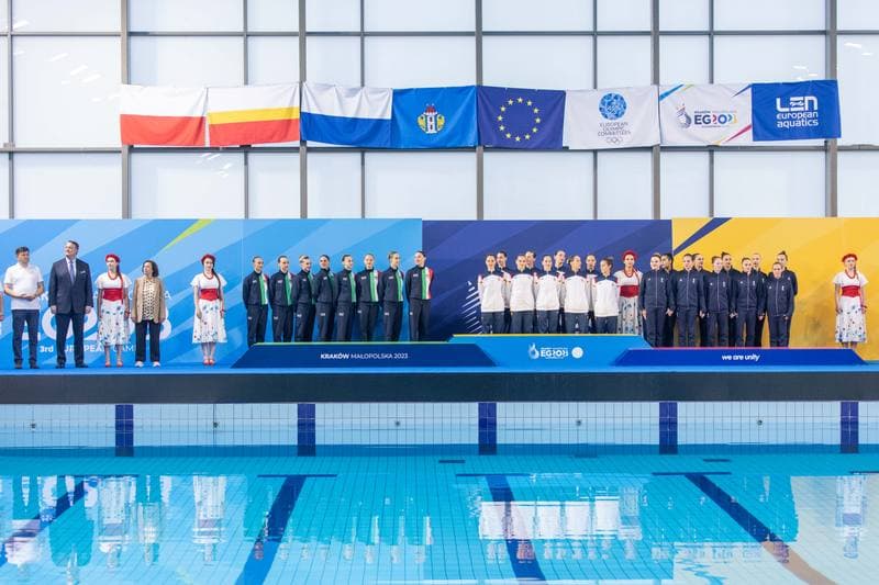 Artistic Swimming. European Games. Team Free Routine Combination. 23.06.2023