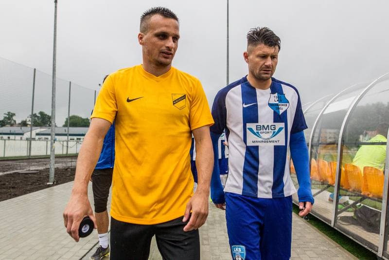 Football. Sparing. LKS Goczalkowice Zdroj - Wieczysta Krakow. 11.07.2020