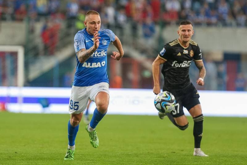 Football. PKO BP Ekstraklasa. Ruch Chorzow - LKS Lodz. 28.07.2023