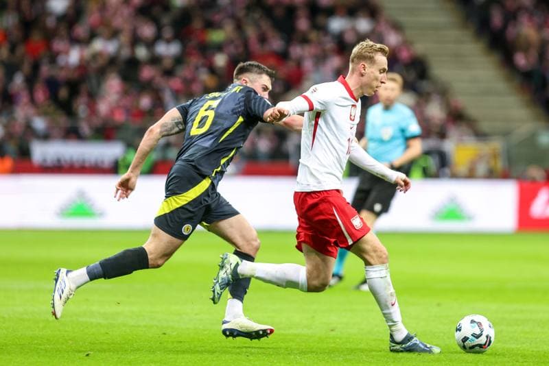 Football. UEFA Nations League. Poland - Scotland. 18.11.2024