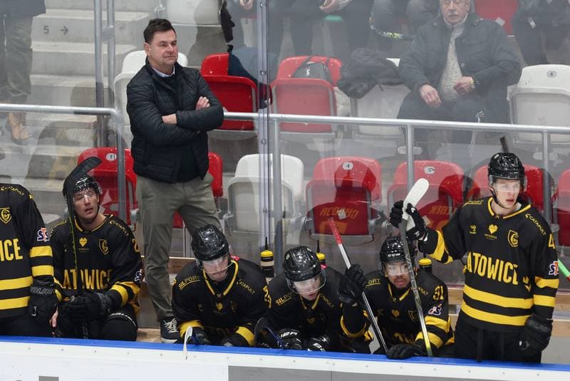 Ice Hockey. Tauron Hokej Liga. Zaglebie Sosnowiec - GKS Katowice. 21.01.2024