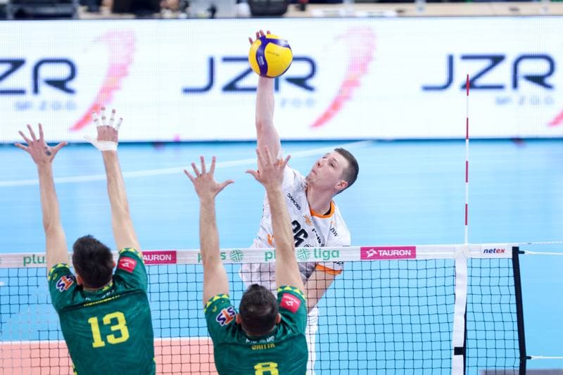 Volleyball. PlusLiga. Jastrzebski Wegiel - GKS Katowice. 03.02.2024