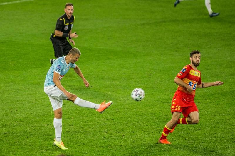 Football. PKO BP Ekstraklasa. Piast Gliwice - Jagiellonia Bialystok. 21.09.2020