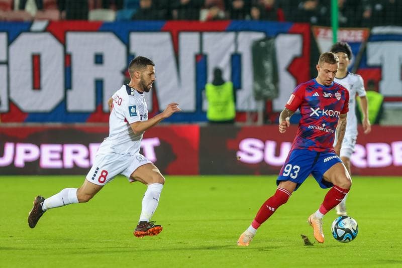 Football. PKO BP Ekstraklasa. Gornik Zabrze - Rakow Czestochowa. 22.10.2023