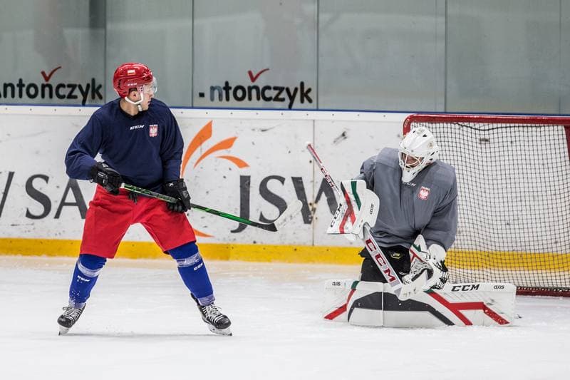 Ice Hockey. Poland national team. Training. 02.11.2020