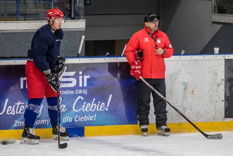 Ice Hockey. Poland national team. Training. 02.11.2020