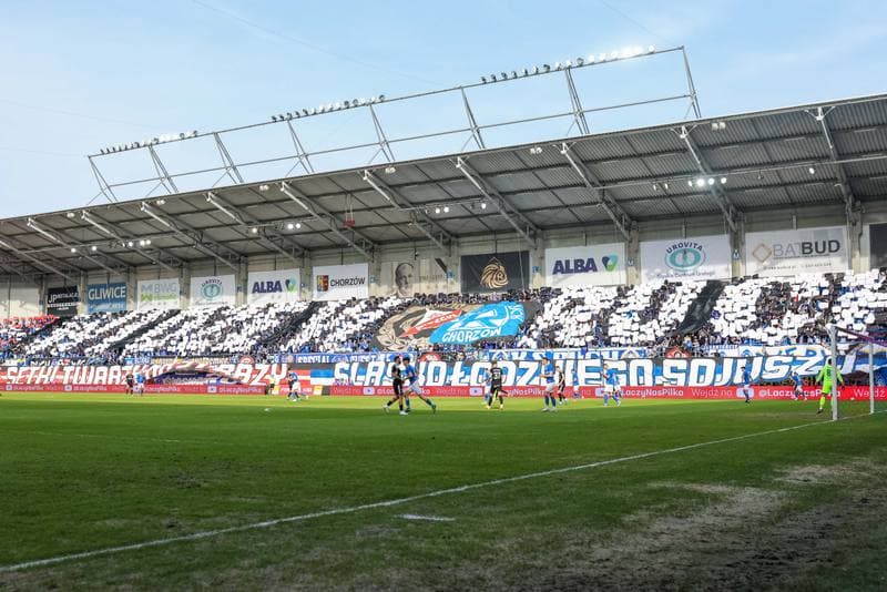 Football. Fortuna I Liga. Ruch Chorzow - LKS Lodz. 19.03.2023