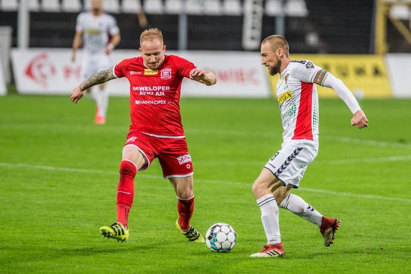 Football. Fortuna I Liga. Zaglebie Sosnowiec - Resovia Rzeszow. 04.11.2020