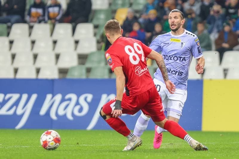 Football. Fortuna Puchar Polski. Podbeskidzie Bielsko-Biala - Pogon Szczecin. 07.11.2023