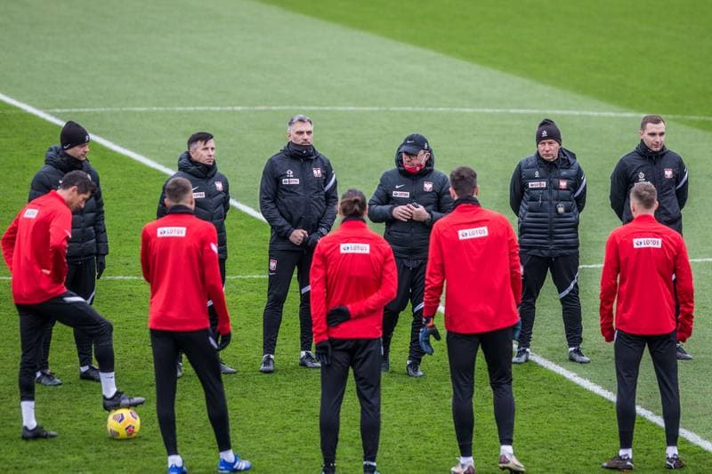 Football. Poland national team. Training. 12.11.2020