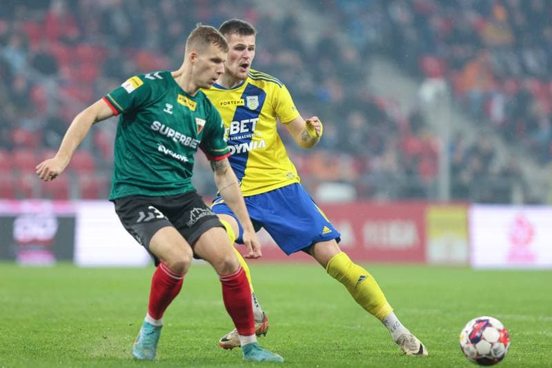 Football. Fortuna I Liga. GKS Tychy - Arka Gdynia. 01.03.2024