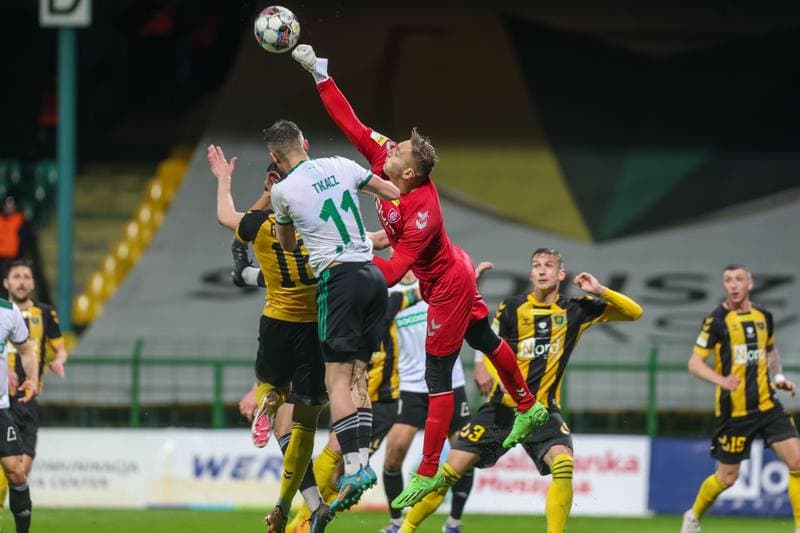 Football. Fortuna I Liga. GKS Katowice - Gornik Leczna. 15.04.2023