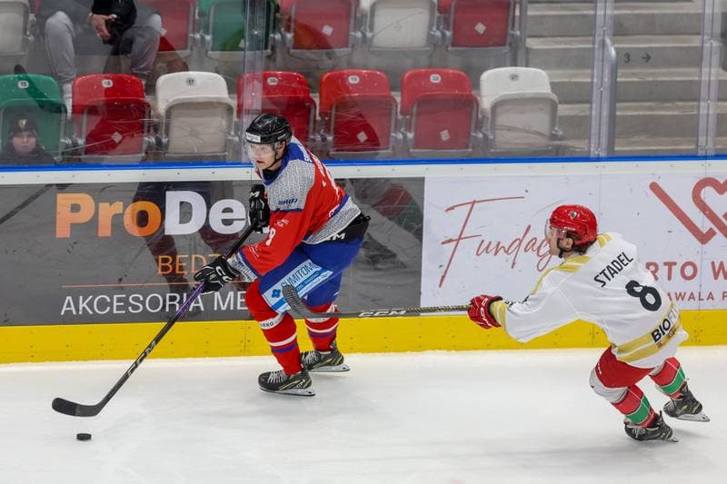 Ice Hockey. Tauron Hokej Liga. Zaglebie Sosnowiec - Marma Ciarko STS Sanok. 26.11.2023
