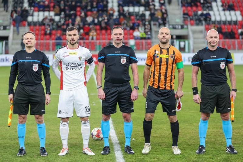 Football. Fortuna I Liga. Zaglebie Sosnowiec - Chrobry Glogow. 19.12.2023