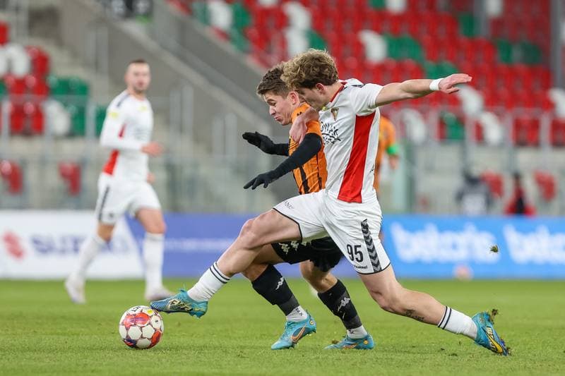 Football. Fortuna I Liga. Zaglebie Sosnowiec - Chrobry Glogow. 19.12.2023