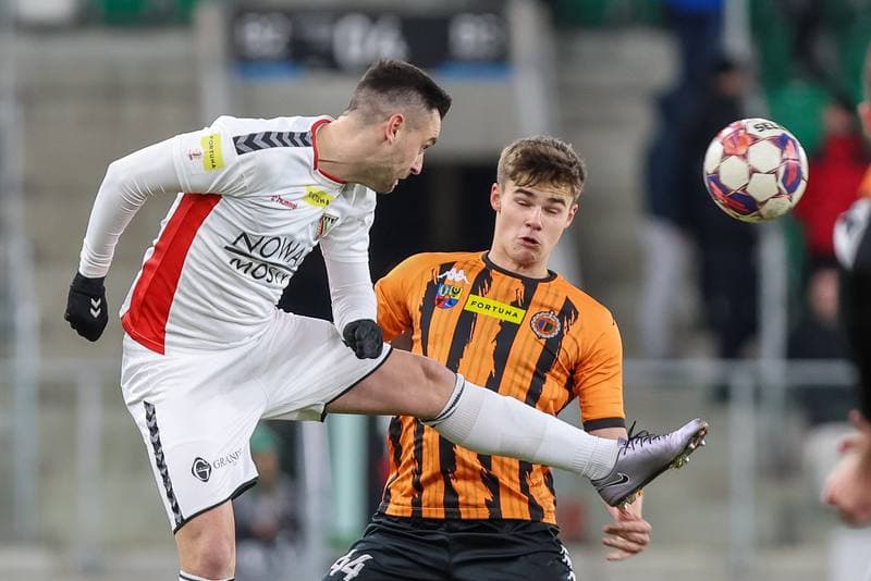 Football. Fortuna I Liga. Zaglebie Sosnowiec - Chrobry Glogow. 19.12.2023