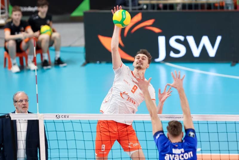 Volleyball. CEV Champions League. Jastrzebski Wegiel - SVG Luneburg. 17.01.2024