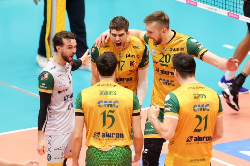 Volleyball. PlusLiga. Aluron CMC Warta Zawiercie - Asseco Resovia Rzeszow. 25.01.2024