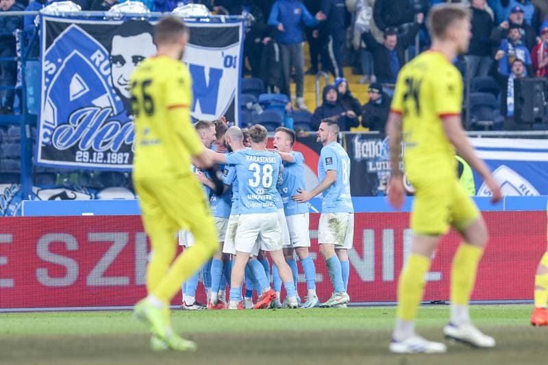 Football. Polish Cup. Ruch Chorzow - Korona Kielce. 25.02.2025