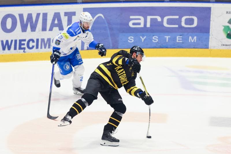 Ice Hockey. Tauron Hokej Liga. Re-Plast Unia Oswiecim - GKS Katowice. 01.02.2024