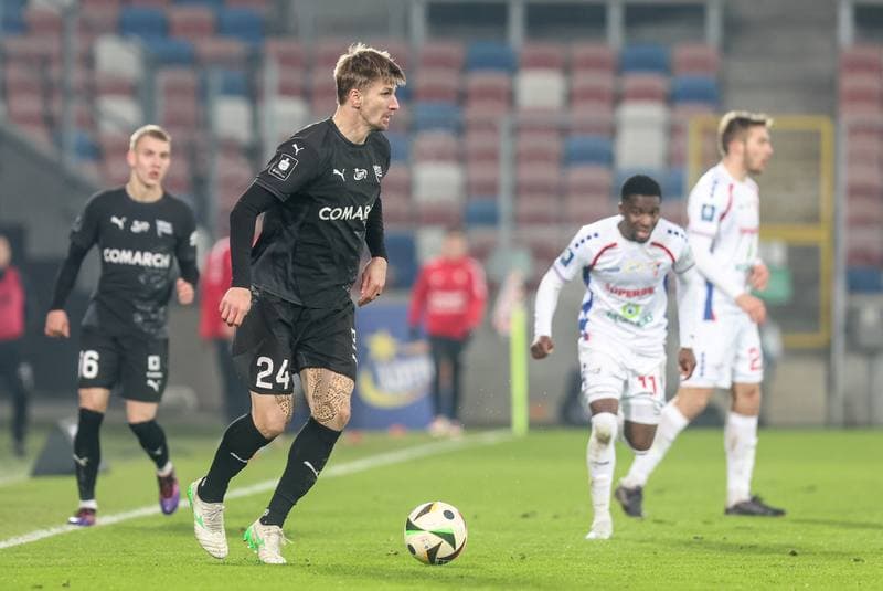 Football. PKO BP Ekstraklasa. Gornik Zabrze - Cracovia Krakow. 28.02.2025