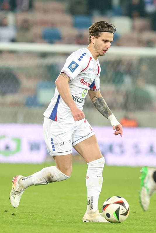 Football. PKO BP Ekstraklasa. Gornik Zabrze - Cracovia Krakow. 28.02.2025