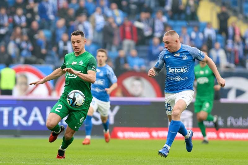 Football. PKO BP Ekstraklasa. Ruch Chorzow - Warta Poznan. 17.02.2024
