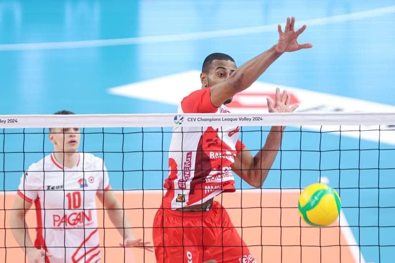 Volleyball. CEV Champions League. Jastrzebski Wegiel - Gas Sales Daiko Piacenza. 28.02.2024
