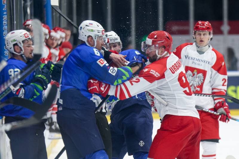 Ice Hockey. Friendly Match. Poland - Slovenia. 19.04.2024