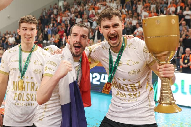 Volleyball. PlusLiga. Jastrzebski Wegiel - Aluron CMC Warta Zawiercie. 28.04.2024
