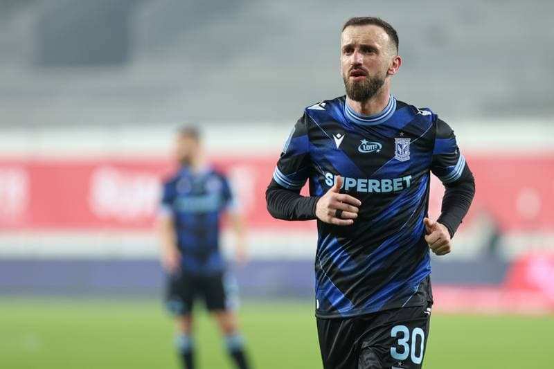 Football. PKO BP Ekstraklasa. Gornik Zabrze - Lech Poznan. 09.03.2024