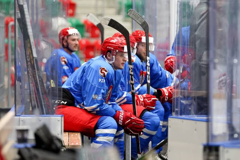 Ice Hockey. Poland national team. Training. 30.04.2024