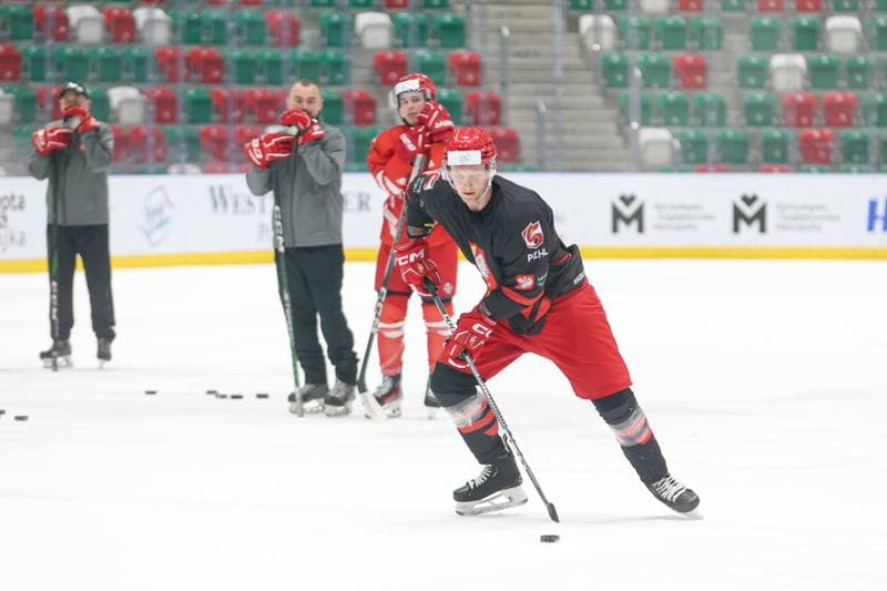 Ice Hockey. Poland national team. Training. 30.04.2024