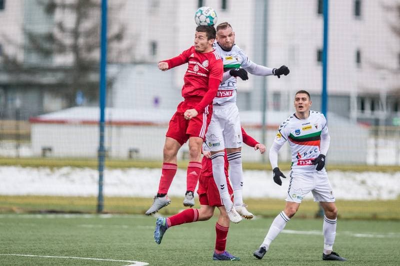 Football. Sparing. GKS Tychy - Fotbal Trinec. 23.01.2021