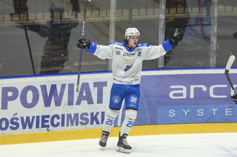 Ice Hockey. Tauron Hokej Liga. Re-Plast Unia Oswiecim - GKS Katowice. 07.04.2024