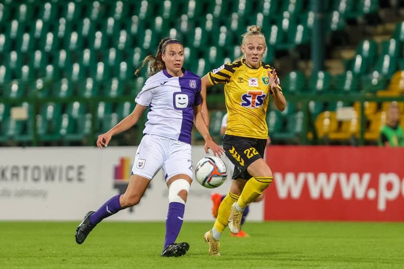 Football. UEFA Women's Champions League. GKS Katowice - RSC Anderlecht. 06.09.2023